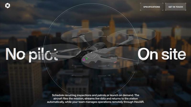 Hextronics drone technology website